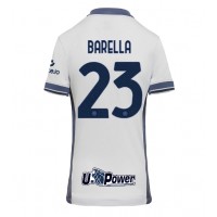 Maglie da calcio Inter Milan Nicolo Barella #23 Seconda Maglia Femminile 2024-25 Manica Corta